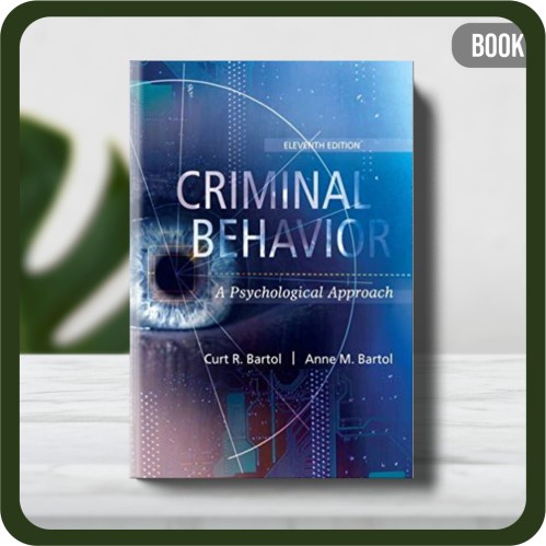 

Buku - Criminal Behavior: A Psychological Approach
