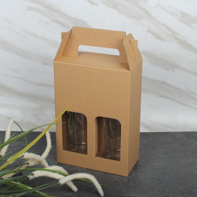 PROMO Dus Jinjing Botol Minum 1 Liter Isi 2 Box Parcel Lebaran Kotak Hampers