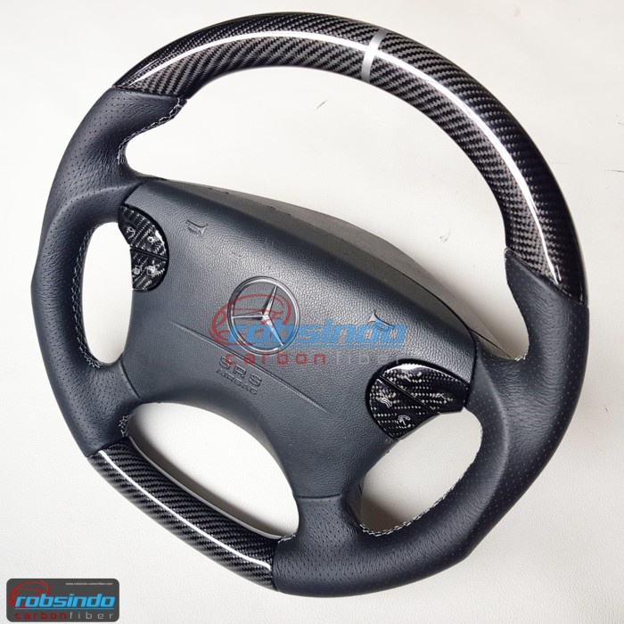 setir stir steering wheel mercy mercedes w210 w203 w205 carbon