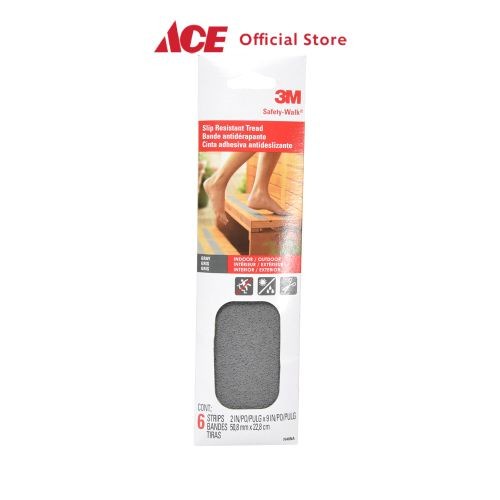 

HARGA DISKON Ace - 3m Set Safety Walk Medium Grit 5 Cm 6 Pcs - Abu-Abu