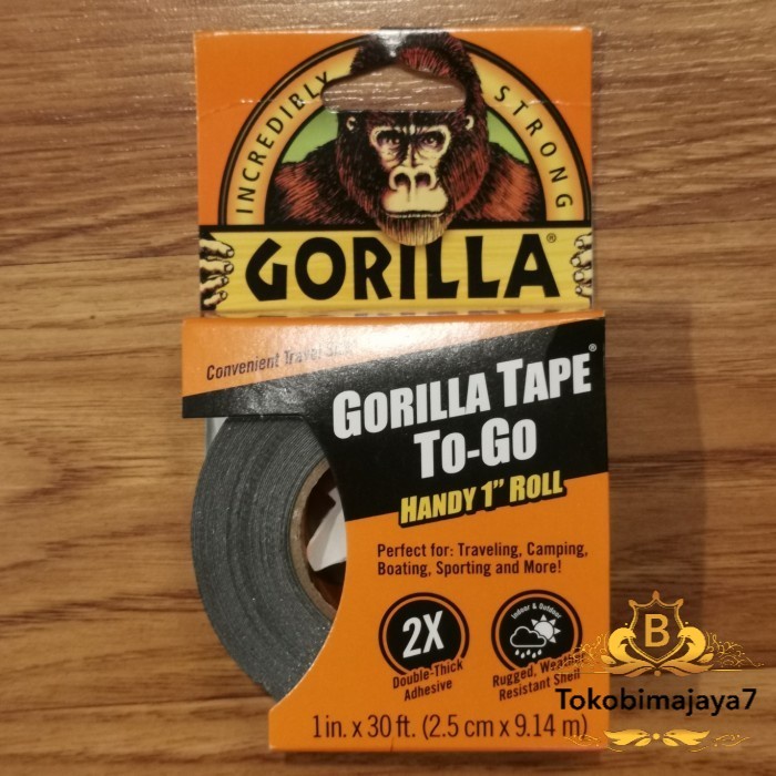 

DISKON Isolasi Lakban Gorilla Tape To Go Handy Roll 1Inch