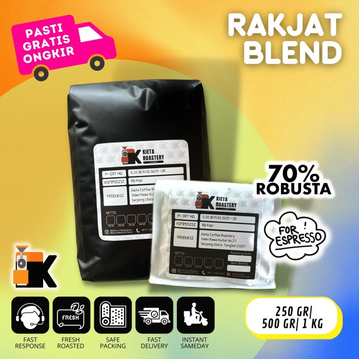 

1 kg Kopi Rakjat Blend Untuk Kopi Susu
