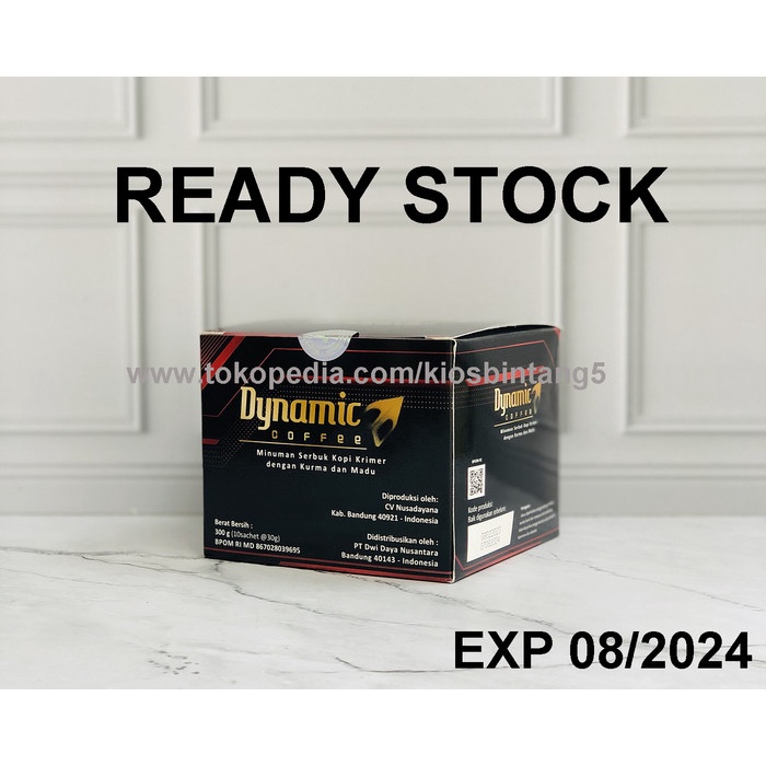 

COFFEE DYNAMIC KOPI GINSENG isi 10 sachet Original