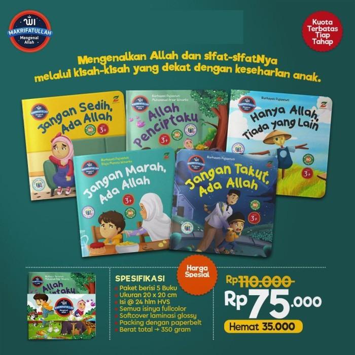 Terlaris Seri Paket Buku Anak Makrifatullah Mengenal Allah Ziyad Books