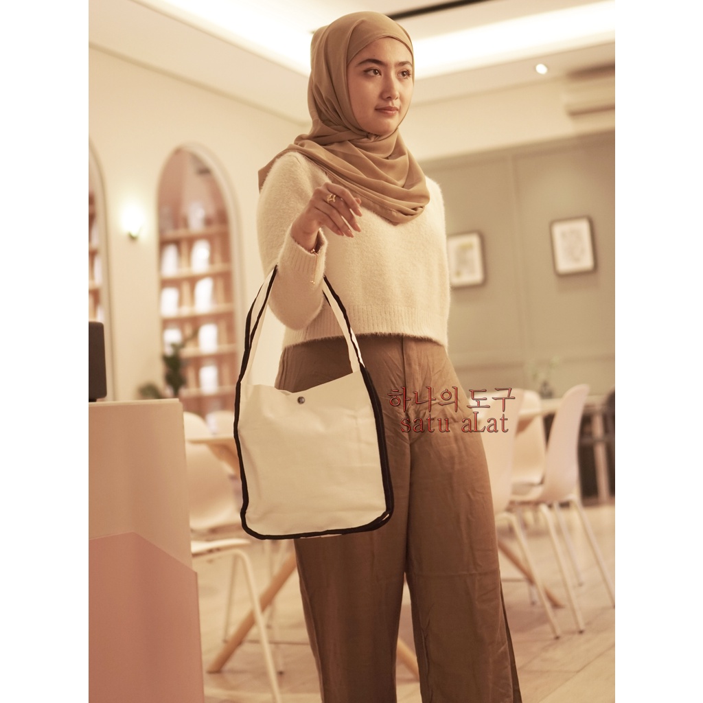 SATU ALAT Tas Selempang GEISHA 100% Canvas Premium Tebal Tas Kanvas