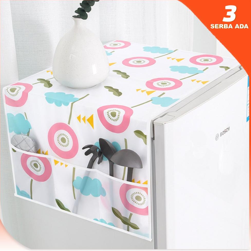 >XG34448< Cover Kulkas Waterproof / Taplak Kulkas Anti Air / Taplak Kulkas Waterproof / Penutup Kulk