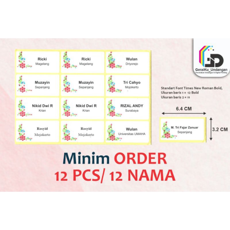 label nama motif bunga 103