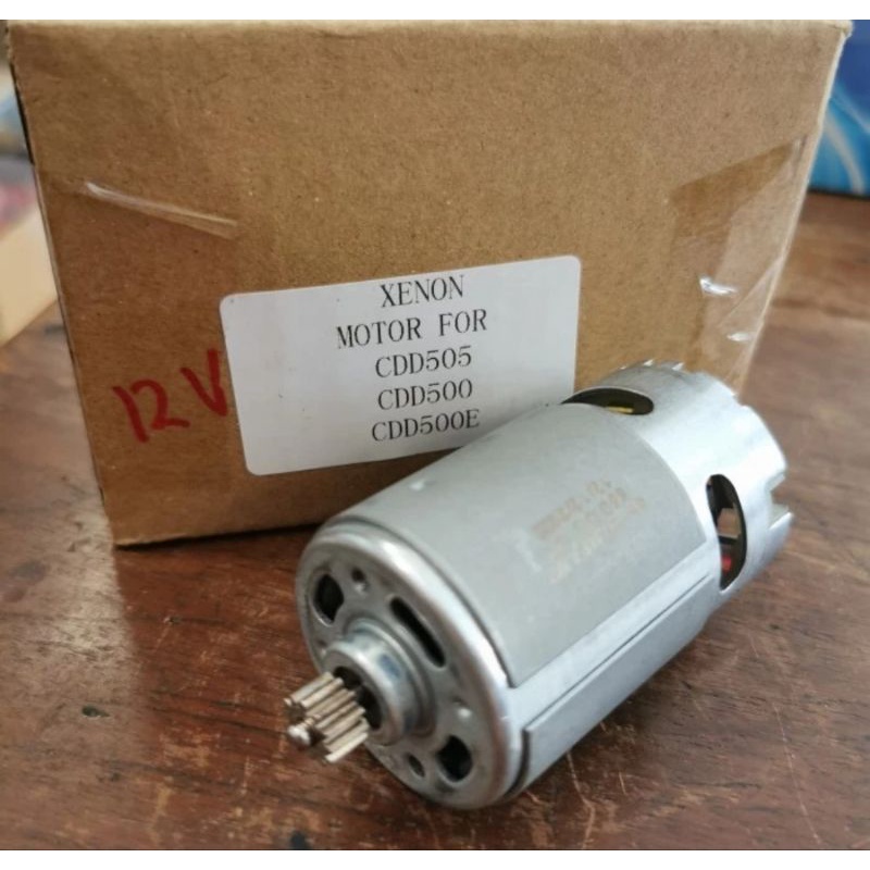 Motor Dinamo 12V Mesin Bor Cordless 12 Volt XENON CDD505 500 500E