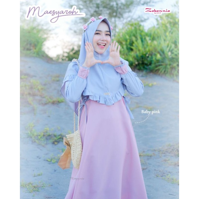 Maesyaroh by Zabania _gamis set khimar