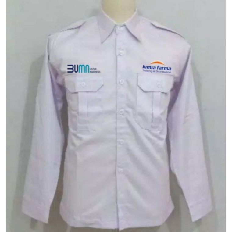 KEMEJA BUMN KIMIA FARMA BORDIR || SERAGAM BUMN KIMIA FARMA BORDIR || BAJU BUMN KIMIA FARMA BORDIR ||