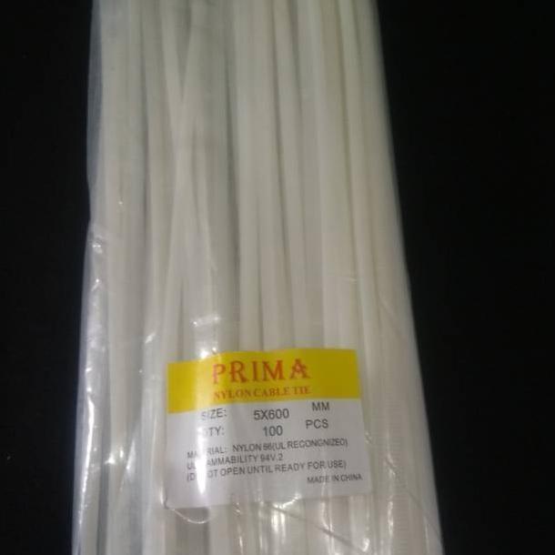 

Terlaris Klip Kabel Ties 60 Cm X 5 Mm Warna Putih 5 X 600 Mm