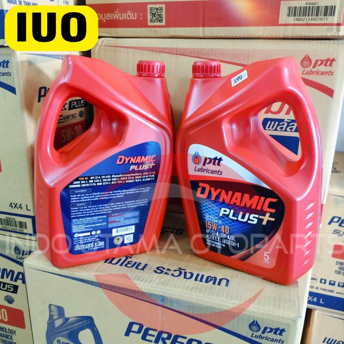 IUOS Oli Diesel PTT Lubricants Dynamic Plus 15W40 5 L