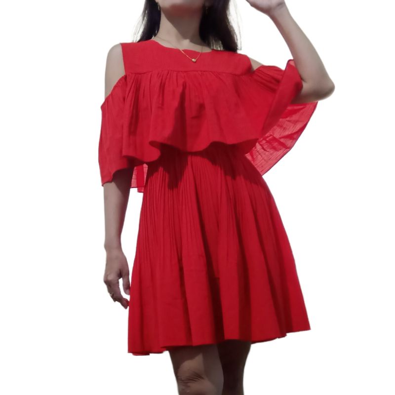 Plisket Dress Korean Look