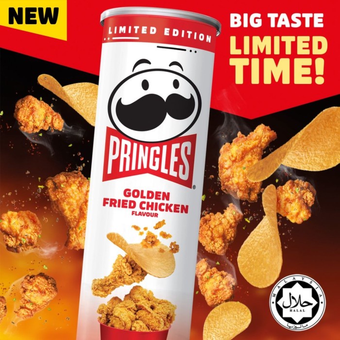 

Terlaris Pringles Limited Edition - Golden Fried Chicken & Cheesy Fries Import