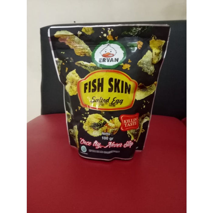 

Terlaris Ervan Salted Egg Fish Skin