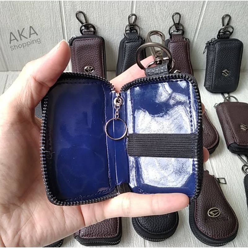 [GK MERK04] Dompet STNK Gantungan  Kunci Mobil | Bahan Kulit Sintetis