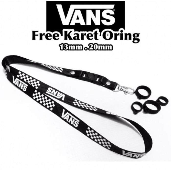 

Terlaris Gantungan Kunci Vans / Tali Lanyard Distro / Gantungan Leher Id Card