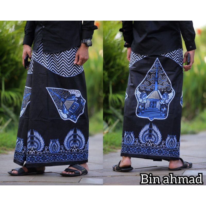 Sarung batik printing wayang - sarung batik wayang jawa
