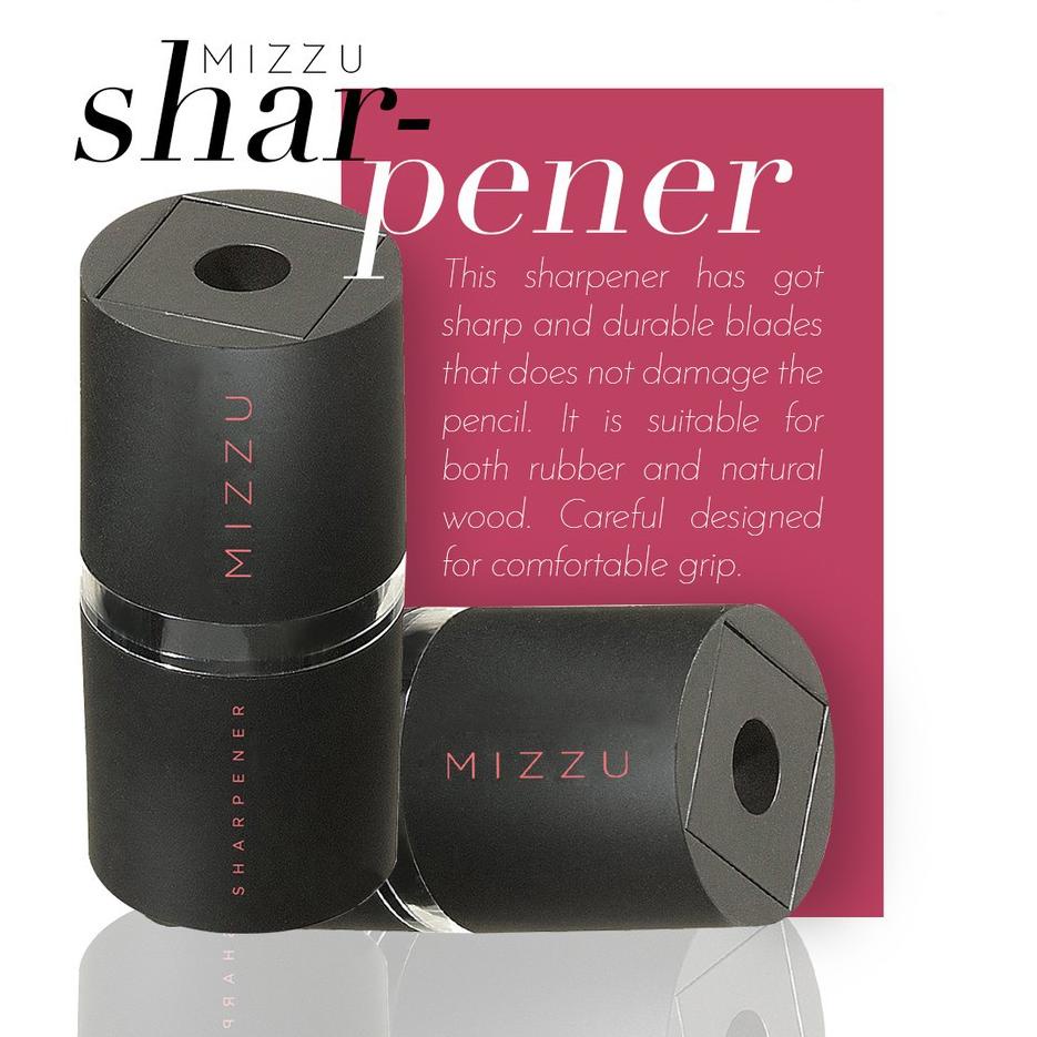 Top Product Ll2L6MIZZU SHARPENER MIZZU SERUTAN PENSIL ALIS EYELINER 2 LOBANG BISA BESAR KECIL SERUTA