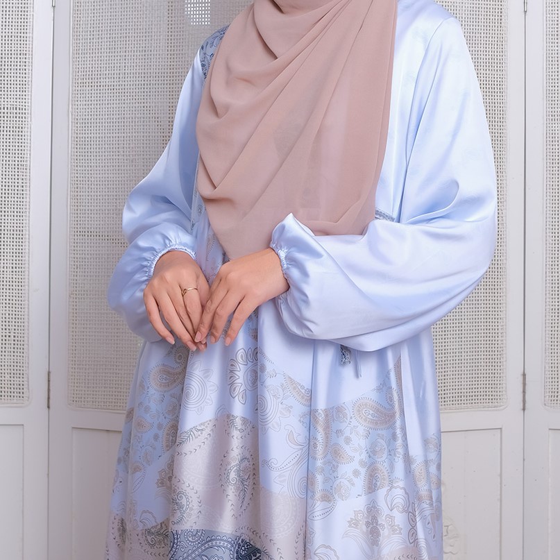 MAZAYA DRESS Gamis Remaja Untuk Lebaran Bahan Armany Silk  Busui Friendly