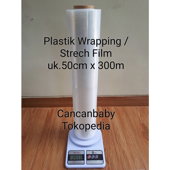 Terlaris Stretch Film Bening 50Cm X 300M Plastik Wrapping 50X300 Plastic Wrap