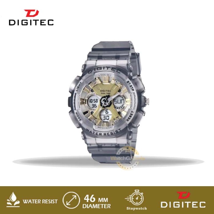 Flash Sale Jam Tangan Pria Digitec Rubber Mda-3032T Mda3032T Bkt-2W Original Termurah