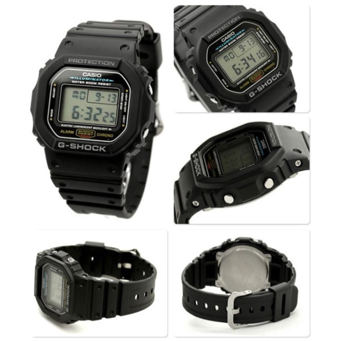 Must Have Casio G-Shock Dw-5600E-1Vdf Jam Tangan Pria Gshock Dw5600E Dw-5600E-1 Terbaru
