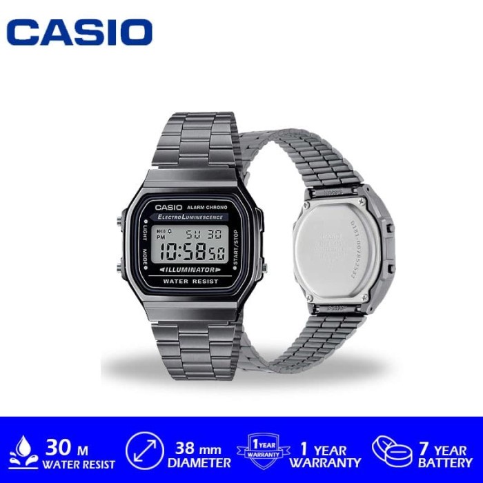 Promo Casio General A168Wgg-1Adf / A168Wgg1Adf / A168Wgg Original Terbaru