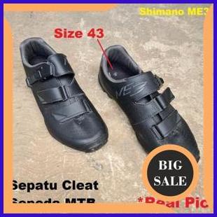 Shimano ME3 SH-ME301 Black Sepatu Cleat Sepeda MTB Size 43 onderdil 54PR23