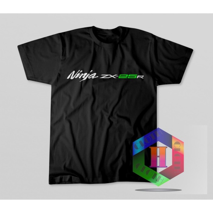 KAOS BAJU DISTRO KAWASAKI NINJA ZX-25R ZX25R ZX 25R POLOS CUSTOM MOTOR TERBARU