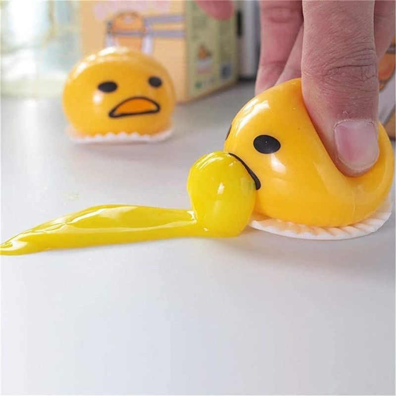 hokkiterus21⭐⭐⭐⭐⭐Mainan TELUR MUNTAH squishy Gudetama squishy smile squishy telur mainan anak lucu S040