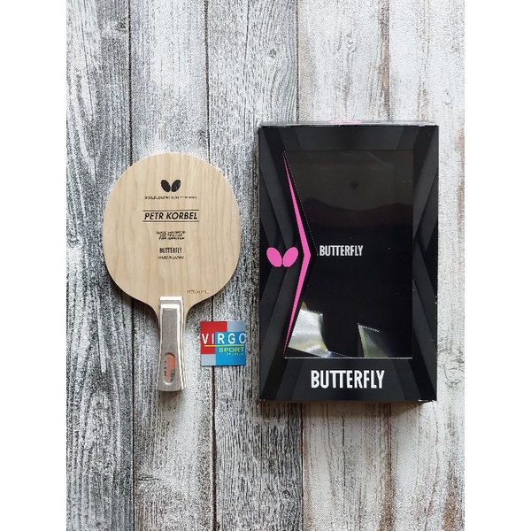 Butterfly Petr Korbel kayu blade bet pingpong 100%ORIGINAL