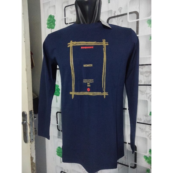 kaos bombboogie lengan panjang