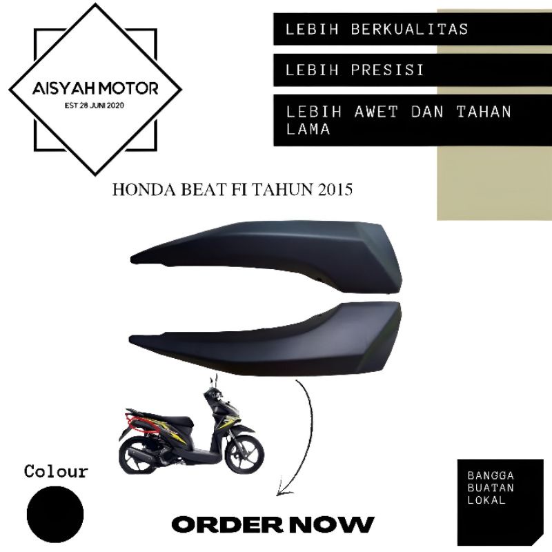 Cover Bodi Sambungan Bodi Tutup Knalpot Honda Beat FI Esp Tahun 2015