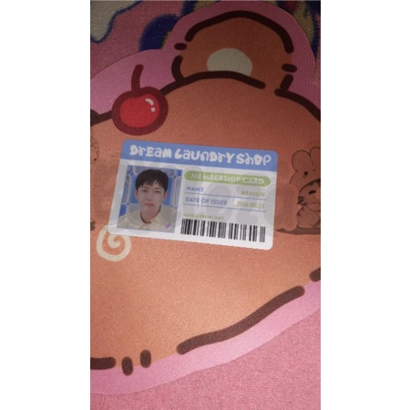 PC RENJUN ID CARD LAUNDRY NCT DREAM