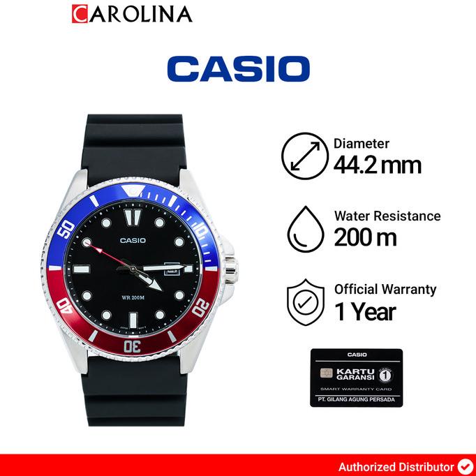 CASIO MDV-107-1A3 Pria