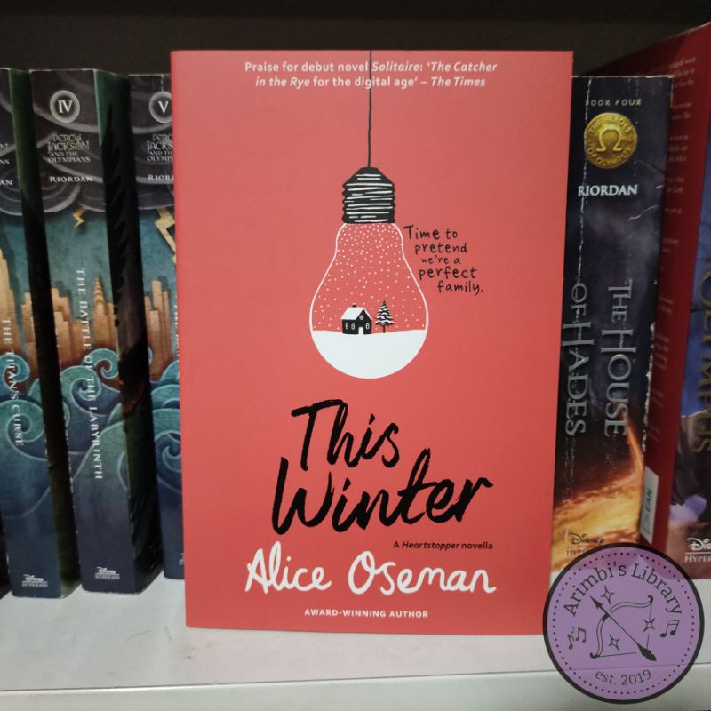 This Winter - Alice Oseman Heartstopper Novella English Original Paperback Preloved Bekas