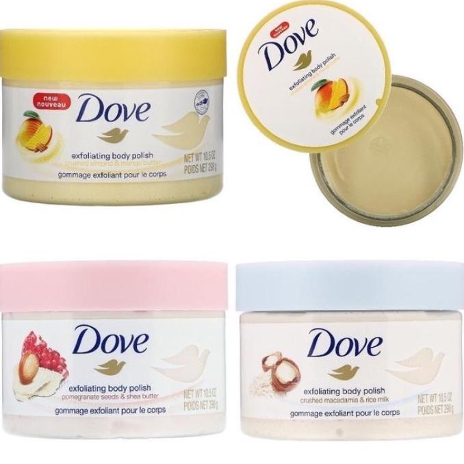 dove exfoliating body polish