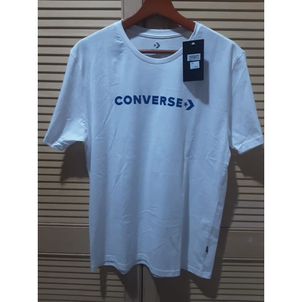 CONVERSE Kaos Putih-Pria 100% ORIGINAL