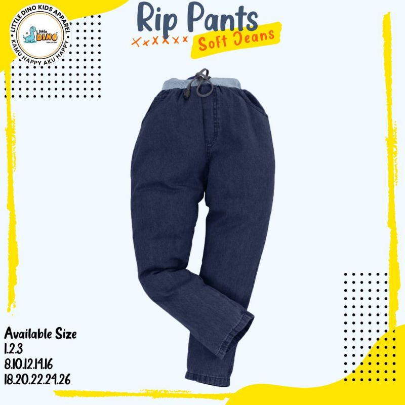 Jeans Anak Panjang Unisex 5 - 16 Tahun