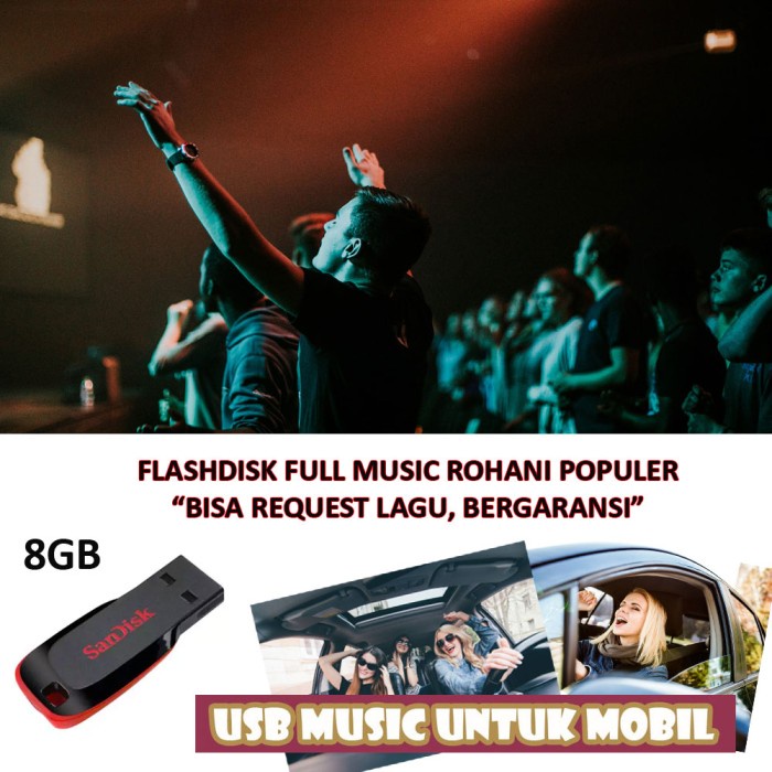 FREE ONGKIR USB MUSIC ROHANI UTK MOBIL BERISI LEBIH DARI 100 LAGU, BERGARANSI FREE ONGKIR