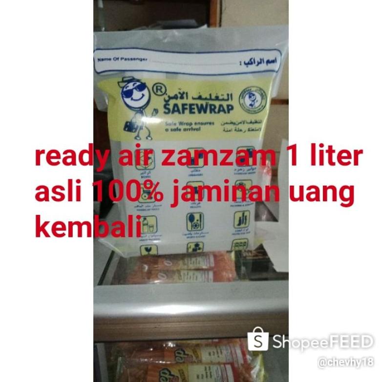 

New! air zam zam 1 liter asli !