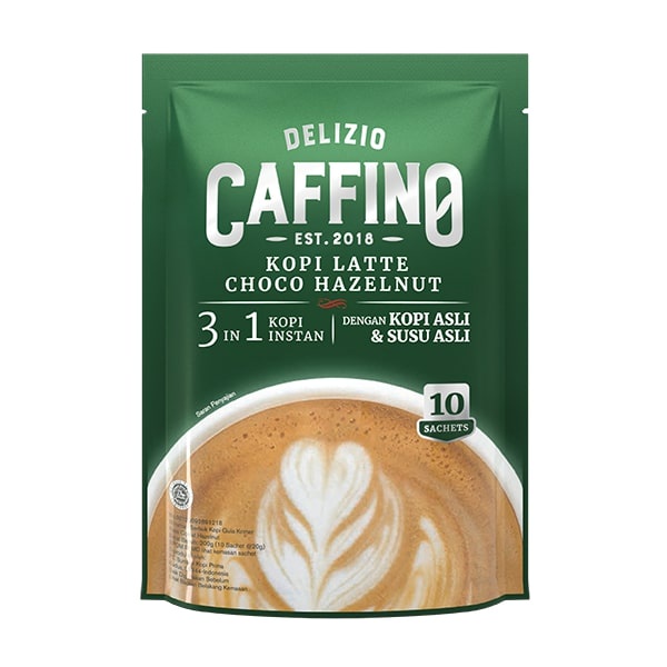 

CAFFINO CHOCO HAZELNUT ISI 10 SACHET X 20 GR - KOPI