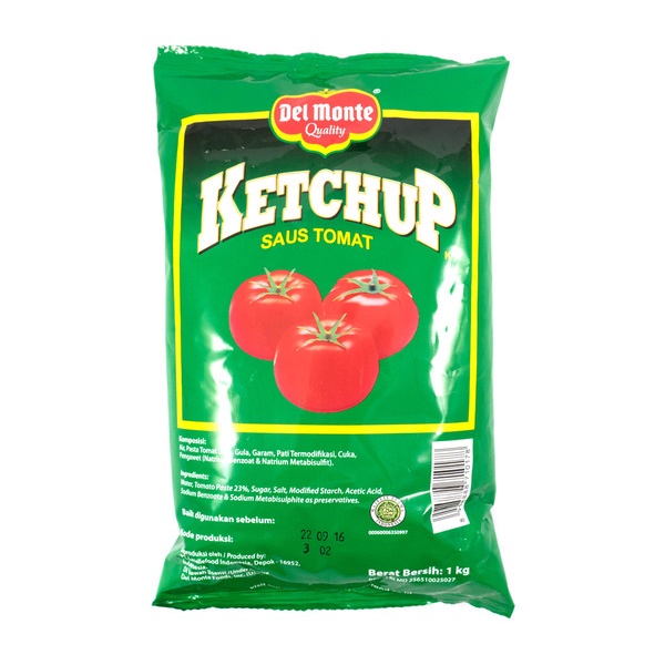 

DELMONTE TOMATO KETCHUP POUCH 1 KG