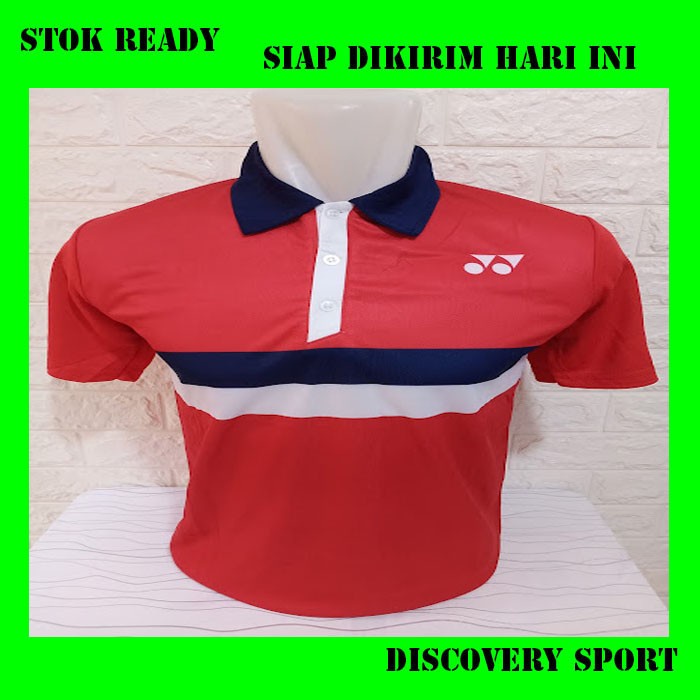 Baju Kaos Jersey Badminton Bulutangkis Kerah Y2001