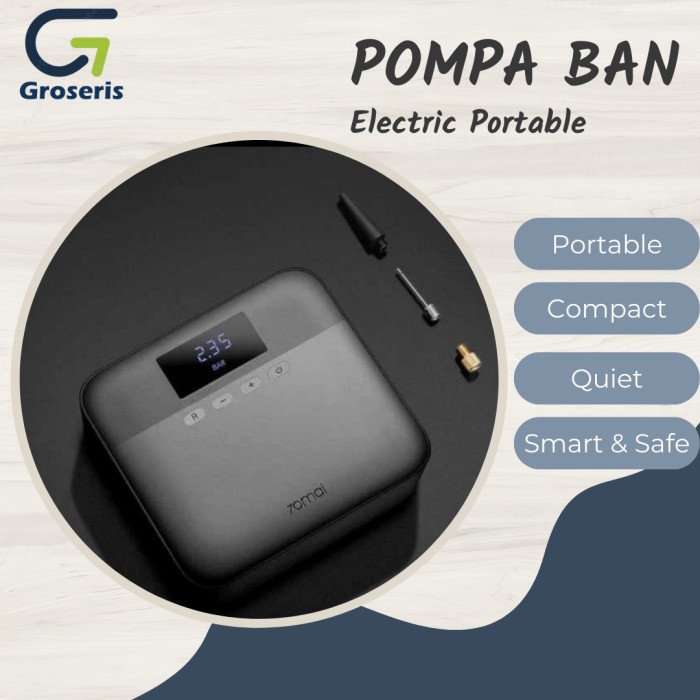 Terlaris Antiban Pompa Ban Elektrik Portable 70Mai Midrive
