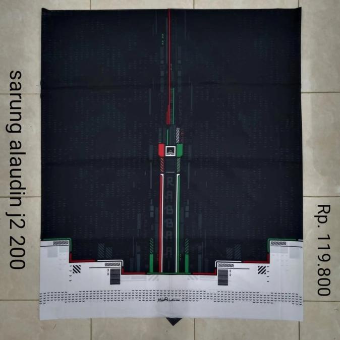 SARUNG RABBANI PALESTINE PALESTINA ALAUDIN HITAM PUTIH DEWASA SANTRI ss
