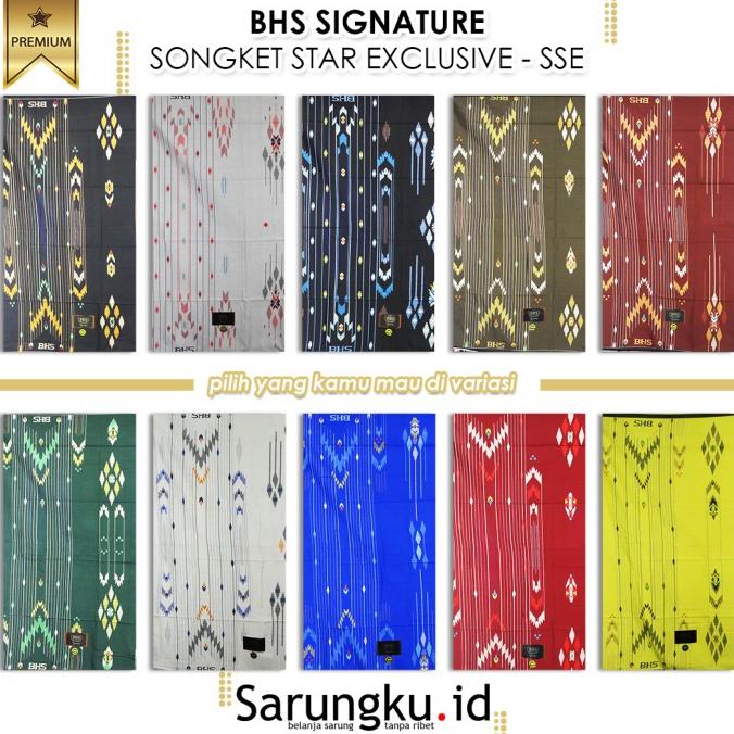 SARUNG BHS SIGNATURE SONGKET STAR EXCLUSIVE (SSE) ss