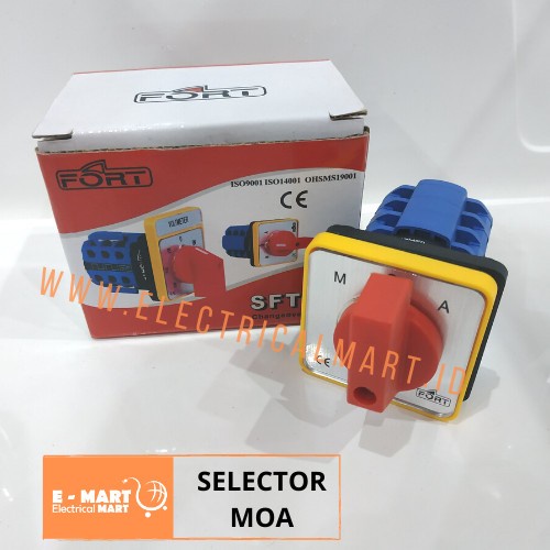 FORT Selector MAN-AUTO-MANUAL ( MOA ) / ( A-O-M ) 3P