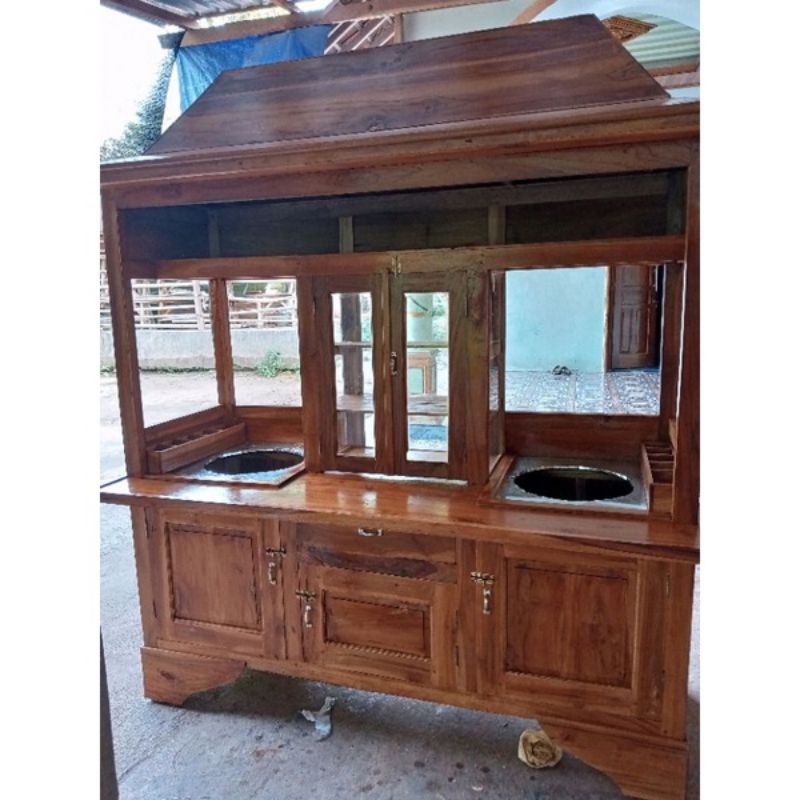 Gerobak Bakso/Mie Ayam Joglo Kayu Jati